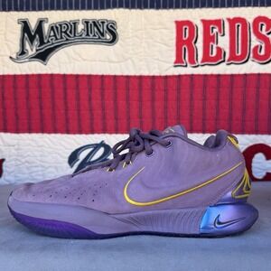Size 12 - Nike LeBron 21 Freshwater Purple Rain Dust XXI Lakers Sneakers Shoes‎